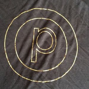 Pure Barre black workout tank. PB logo